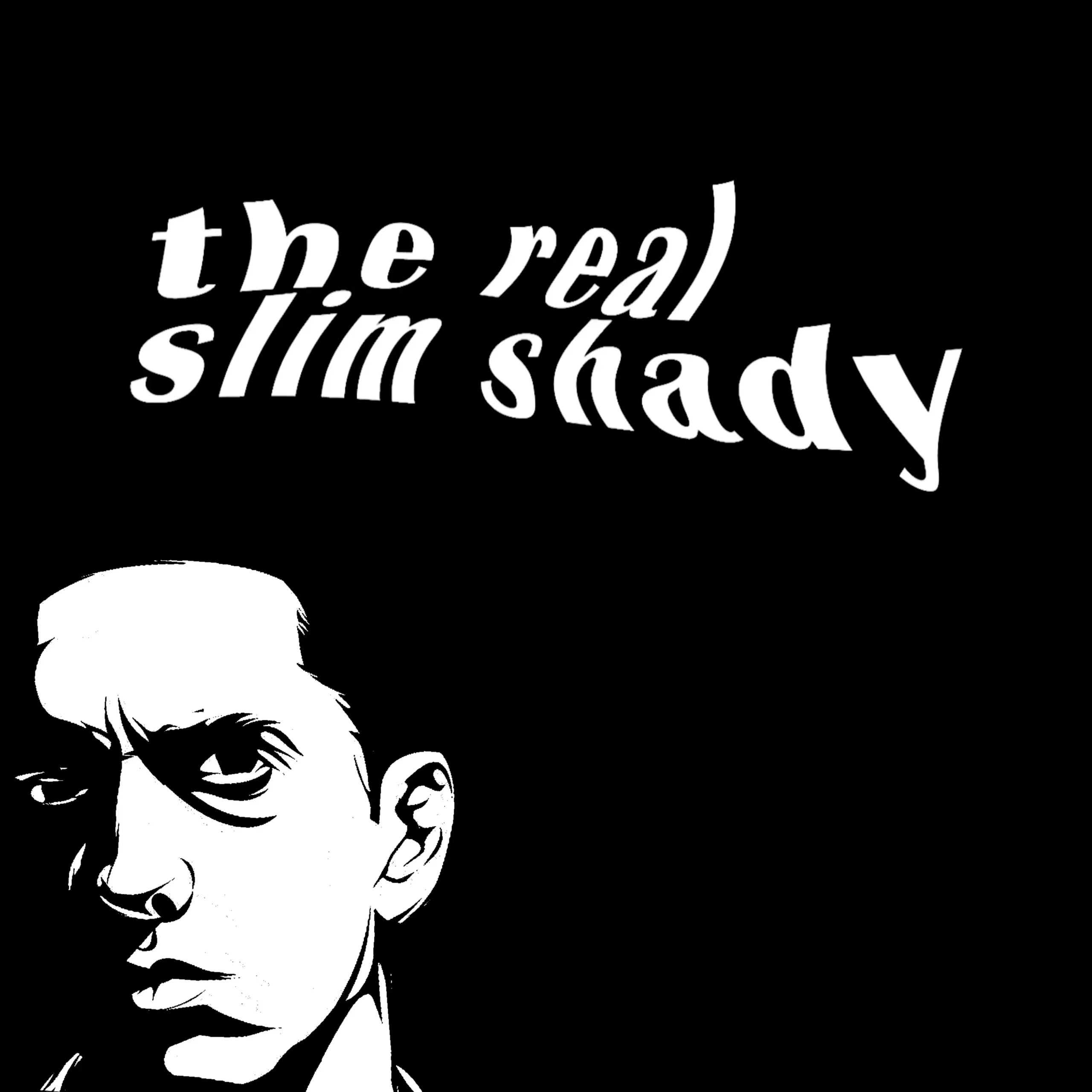 The Real Slim Shady illustrated Eminem artwork by Thirtee Five