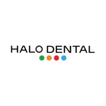 Dental logo with colorful dots